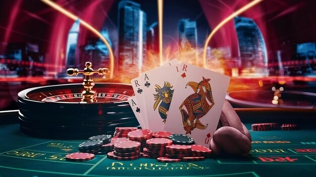Betting panel on jayajp Qiu Qiu table showing chip denominations and total bet